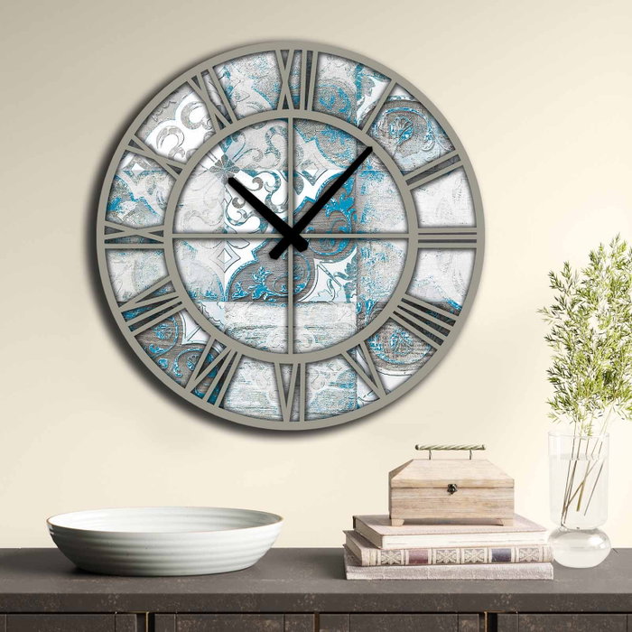 Wallity Reloj Decorativo MDF Multicolor 5050MS-025